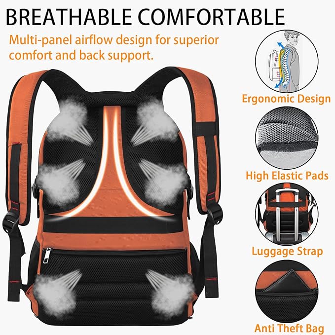 Extra Large 50L Travel Laptop Backpack, Computer bag Backbag - Image 6