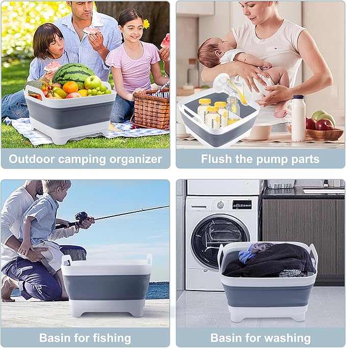2.4 Gal Collapsible Dish Basin - Image 7