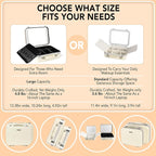Lighted Makeup Case with Mirror - Image 2