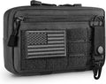 Tactical Molle Admin Pouch Utility Laser Cut EDC Tool Pouch Bag Horizontal by FRTKK