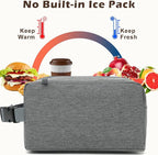 FlowFly Small Insulated Lunch box Portable Soft Bag Mini Cooler Thermal Meal - Image 3