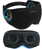 Sleep Mask with Headphones Bluetooth 5.4, TOPOINT 3D Eye Mask Blackout with by TOPOINT