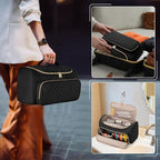 Fasrom Travel Carrying Case Compatible with Shark FlexStyle Air Styling & Drying System HD430/HD435, Hair Blow Dryer Storage Bag to Organize Hair Styling Attachments, Black (Empty Bag)