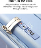 aji Expandable Top Opening Carry On Luggage Airline Approved, 20 Inch - Image 10