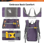 SKYSPER 15L/20L Foldable Hiking Backpack Lightweight Packable Travel Daypack - Image 4