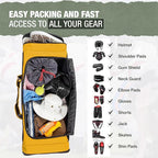 Jetstream Heavy Duty Multi Pocket Durable Sports Gym Equipment Travel Duffel Bag - Image 5