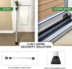 Guard Dog Security Adjustable Sliding Door Security Bar, Door Jammer 2-in-1 - Image 3