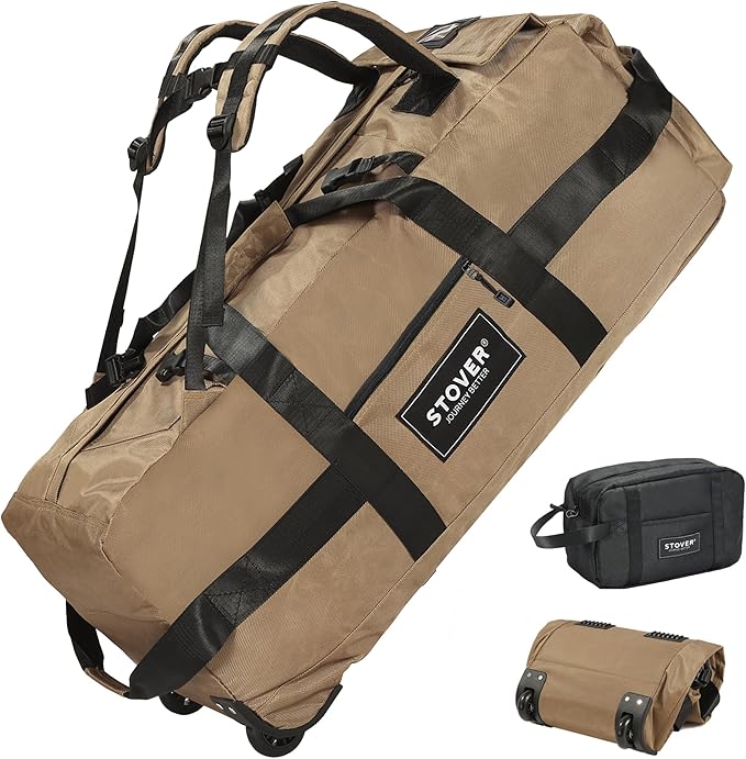 STOVER 80L Rolling Duffel Bag by STOVER