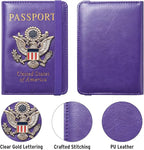 Passport Holder for Travel Passport Cover for Men Passport Wallet Case - Image 3