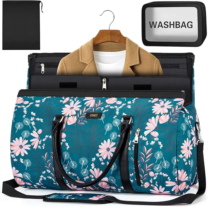 Garment Bag for Travel Convertible Carry On Garment Bag Large Travel Duffel - Image 8