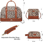 Weekender Bag for Women Canvas Overnight Bag Large Travel Tote Bag Carry on - Image 6