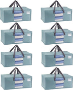 VENO 8 Pack Moving Bags for College, Heavy-Duty Storage Totes, Moving Boxes and by Veno