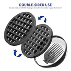 Silicone Curl Brush,Africa Comb,Magic Curly Hair Brush Twist Hair,Afro Pick,Men Women Boys Girls Wave Curler Tool,1 Set Black