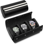 MOZSLY Watch Roll Travel Case 3 Slots Portable Box by MOZSLY