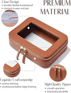 Popvibe Clear Makeup Bag Travel Cosmetic Case Transparent Toiletry Bag - Image 2