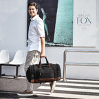 Litvyak Duffle Bag for Travel, 50L Canvas Travel Duffel Bags Overnight Weekend - Image 2