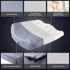 Leather Car Memory Foam Heightening Seat Cushion - Image 4