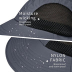 Sun Hat for Men Women with Neck Flap, UPF 50+ UV Protective Hiking Fishing Hats - Image 4