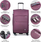 Hanke 20/28 Inch 2 Piece Luggage Sets - Image 2