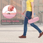 RAIACE Hard Storage Case Compatible with Dyson Airstrait Straightener, Travel Carrying Bag. (case only). (Pink)