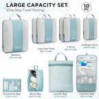 10 Set Compression Packing Cubes - Image 2
