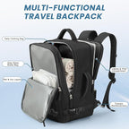 Beraliy Travel Backpack for Men Women, Carry On Backpack, 16 Inch Laptop - Image 3