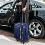Softside Carry On Luggage 20 Inch Expandable Carry On Luggage 22x14x9 Airline - Image 7