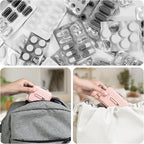 Travel Pill Organizer Box with Medicine Labels, Daily Medication Organizer - Image 6