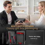 Wallet for Men Newly Upgraded Magnetic Minimalist Slim Men’s Wallet, RFID - Image 7