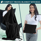 PAVILIA Travel Blanket Pillow, Soft Airplane Blanket 2-in-1 Combo Set, Plane - Image 2