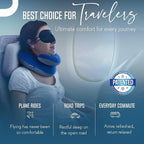 BCOZZY Travel Neck Pillow for Airplane – Patented Double Support for Head - Image 7