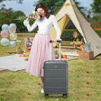 Hanke 28 Inch Luggage with Spinner Wheels Large Travel Suitcase Tsa Hard Case - Image 8