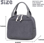 Bluboon Lunch Bag for Women Men Cute Corduroy Lunch Tote Bags Reusable - Image 4