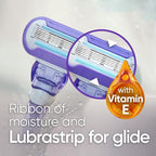 Gillette Venus Deluxe Smooth Swirl Women's Razor Handle + 2 Blade Refills - Image 7