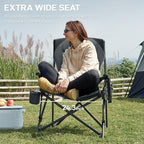 EVER ADVANCED Oversized Folding Camping Chair - Image 5