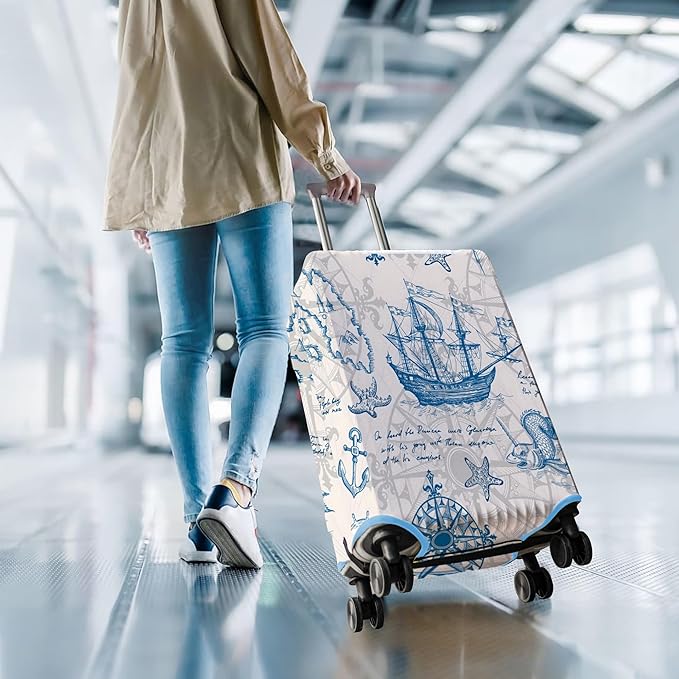 Travel Luggage Cover Suitcase Protector Fits 18-32 Inch Wheel Covers - Image 7