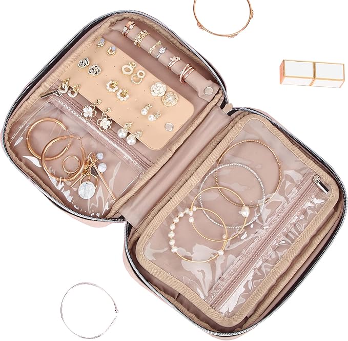 BELALIFE Travel Jewelry Organizer, Portable Storage Case - Image 6