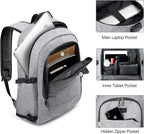 Laptop Backpack for unisex, Anti Theft Water Resistant Travel Work Backpack - Image 3