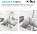 Kraus KHU101-21 Standart PRO 16 Gauge Undermount Single Bowl Set, 21 Inch - Image 8