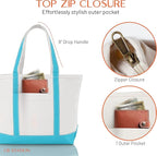 CB STATION Medium Classic Canvas Tote Bag - Image 3