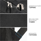 ZORFIN 36L Black Backpack for College, and Travel: Water Resistant Bookbag - Image 8