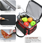 Insulated Lunch Bag Women & Men | Large Adult Lunch Box | Double-Layer Reusable - Image 7