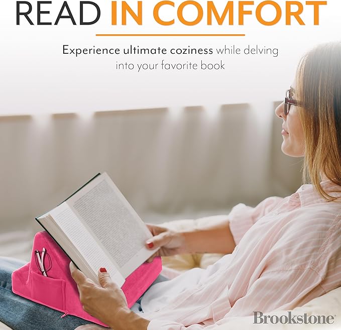 Brookstone, Memory Foam Lap Desk Tablet Holder, Holds Phones, E-Book Readers - Image 4