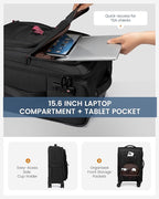 Carry On Luggage 22x14x9 Airline Approved, 22-Inch Suitcases - Image 3