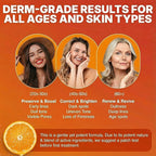 GlowMedik Vitamin C Serum for Face - Illuminating Brightening Serum for Dark Spots - Dark Spot Corrector with Hyaluronic Acid & Vitamin E - Fine Lines & Wrinkles, Sensitive Skin, Made in USA 1 fl oz