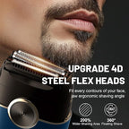 Electric Foil Shavers for Men: Upgraded Mini Electric Razor for Beard - Image 2