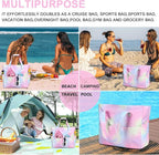 Beach Pool Bags Tote for Women Ladies Large Gym Tote Carry On Bag - Image 6