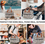 HOMESPON Insulated Lunch Bag for Women Men Lunch Box Cooler Lunch Tote for Work - Image 7