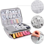 Electronics Organizer Travel Case Cord Cable Charger Organizer Bag Travel - Image 5