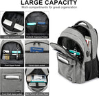 School Backpack for Teen Boys & Girls Students, 15.6 Inch Laptop Backpack - Image 2